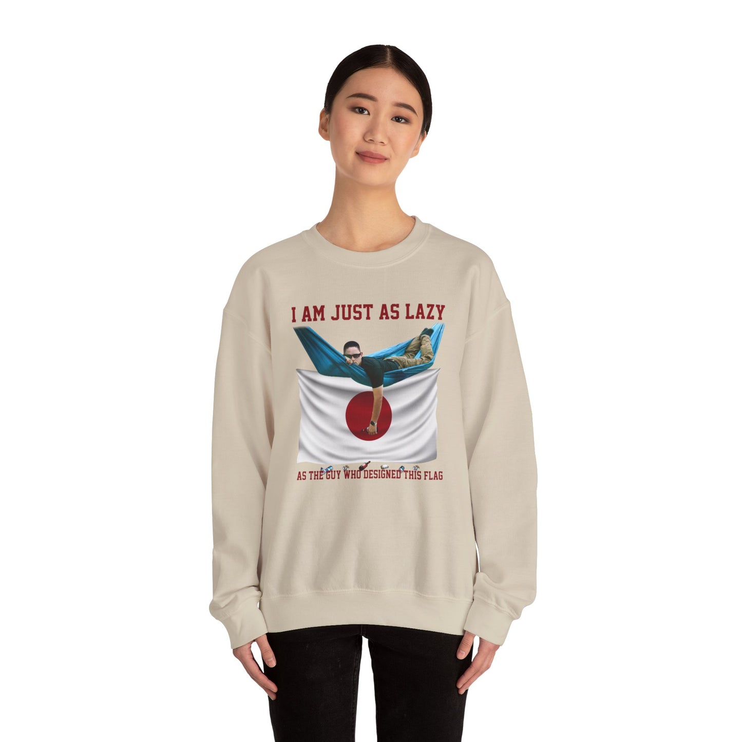 Lazy Guy Unisex Heavy Blend™ Crewneck Sweatshirt