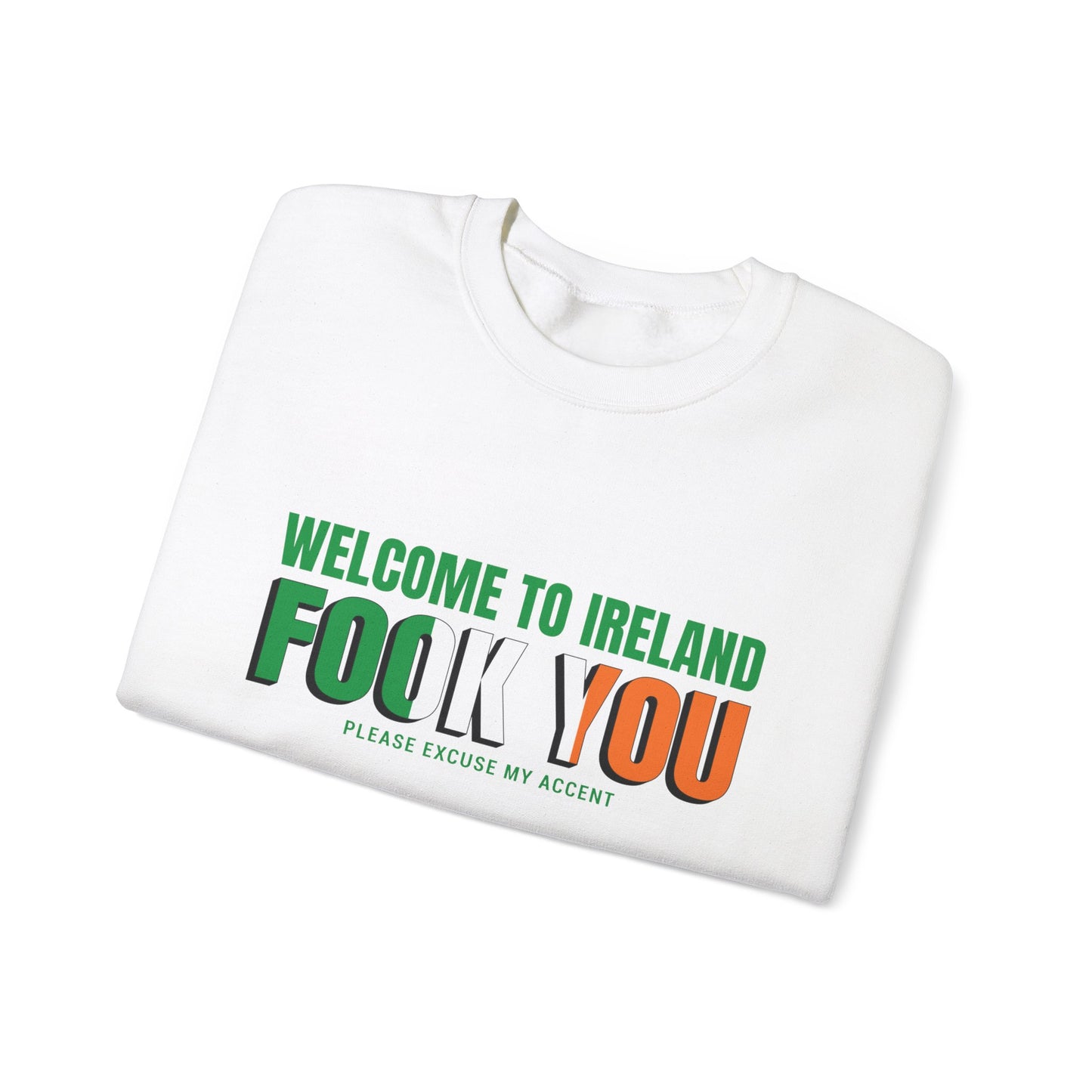 Welcome to Ireland Unisex Heavy Blend™ Crewneck Sweatshirt