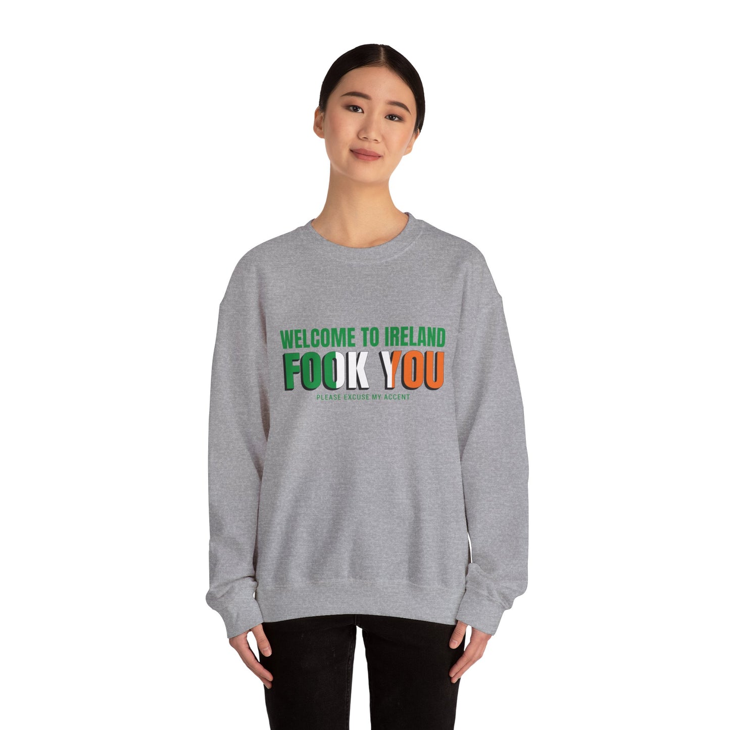 Welcome to Ireland Unisex Heavy Blend™ Crewneck Sweatshirt