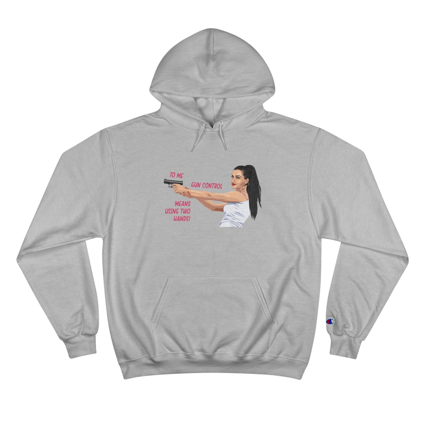 Girl Power  Champion  50/50 poly cotton blend Hoodie