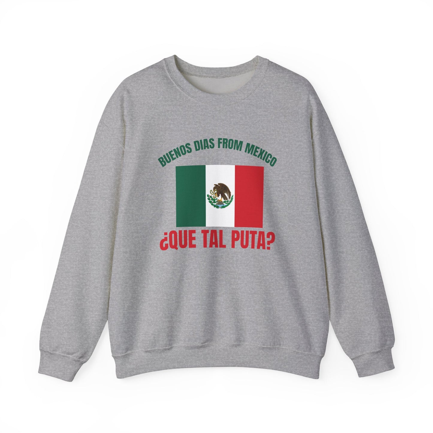 Buenos Dias from Mexico Unisex Heavy Blend™ Crewneck Sweatshirt