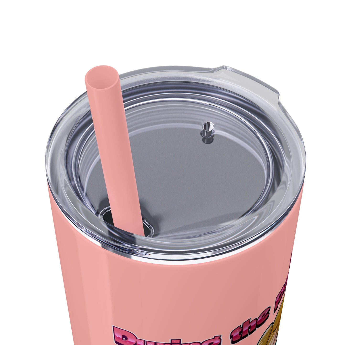 Palmala Handerson - Skinny Stainless Steel  Tumbler with Straw, 20oz