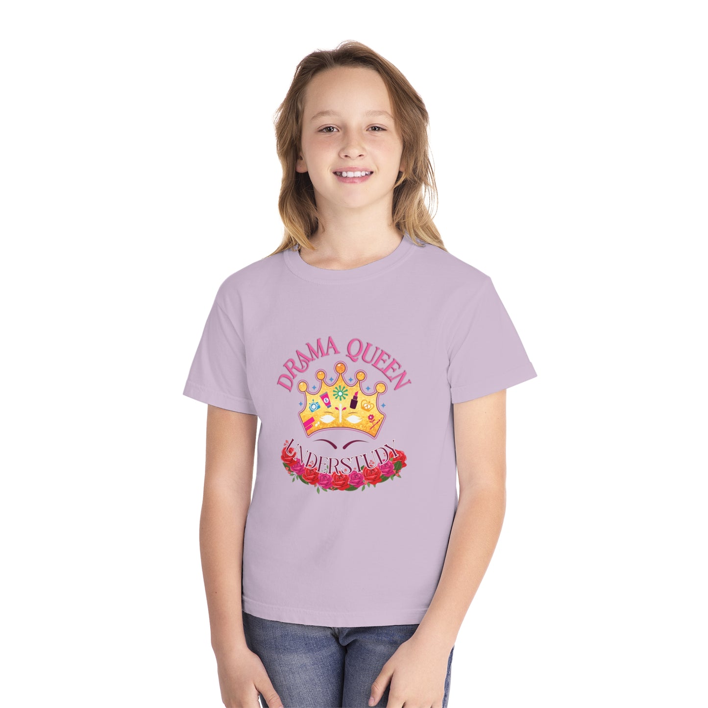 Drama Queen Understudy Girls Youth Midweight Tee