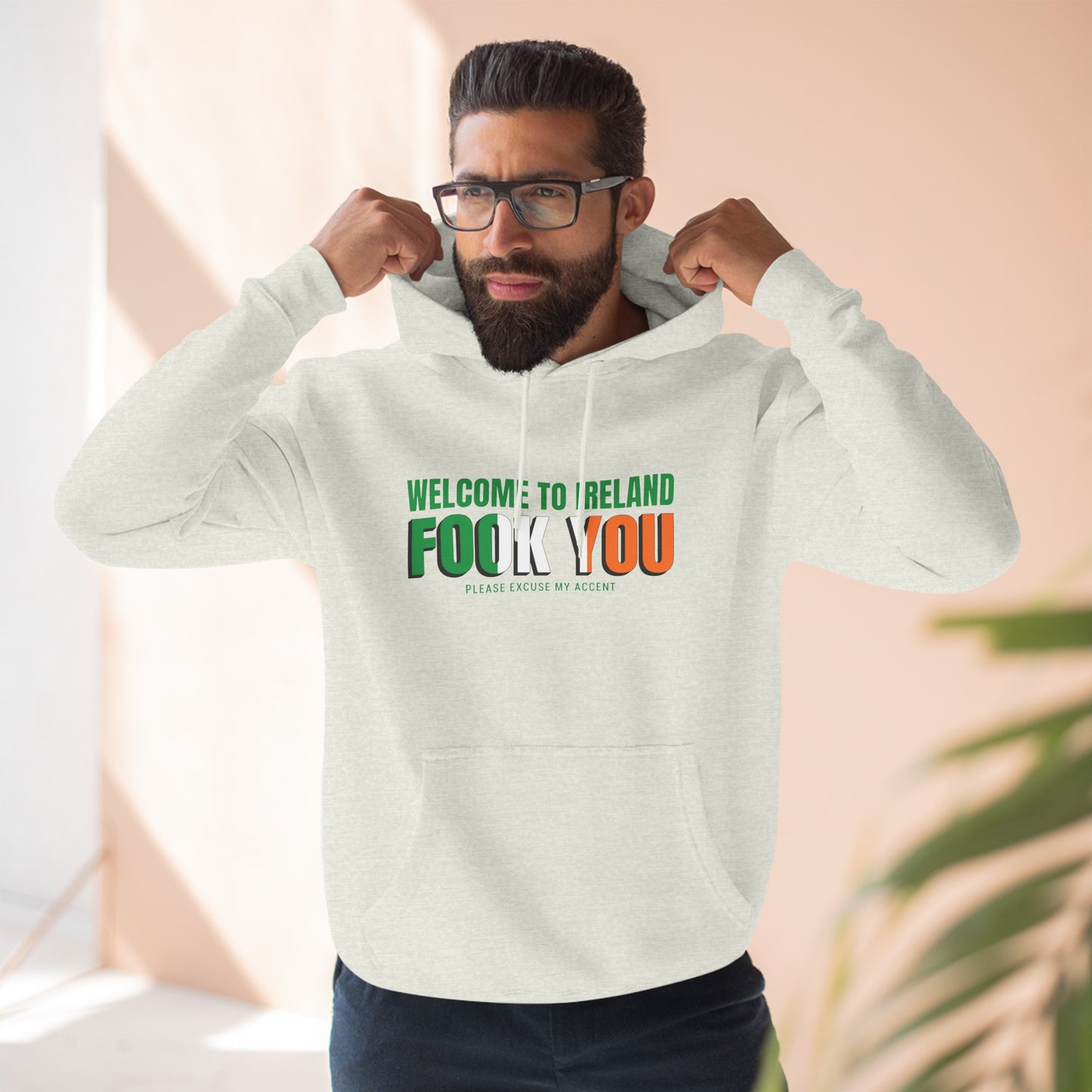 Welcome to Ireland Premium Pullover Hoodie