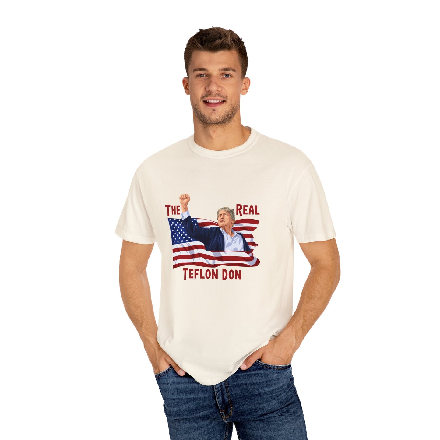 Teflon Don Trump Unisex Garment-Dyed T-shirt