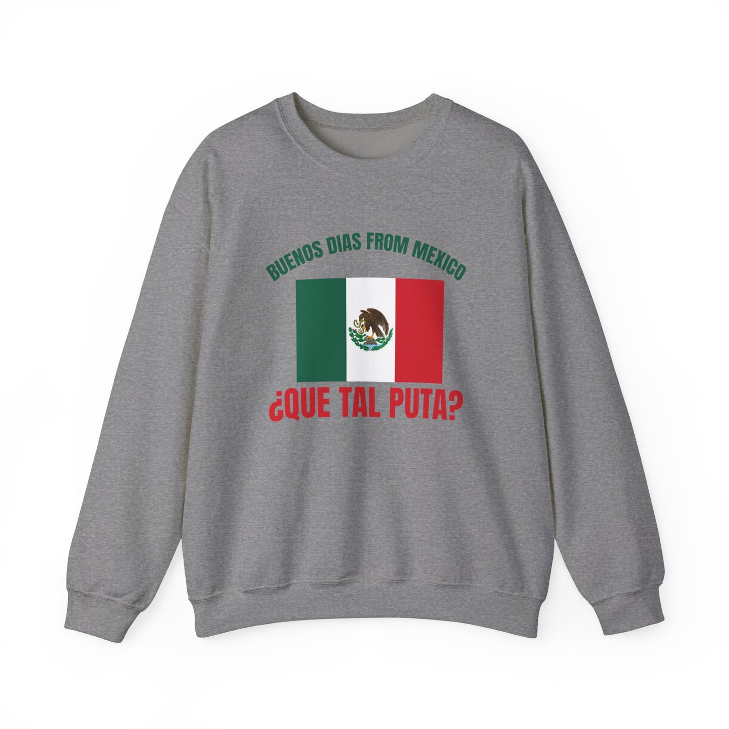 Buenos Dias from Mexico Unisex Heavy Blend™ Crewneck Sweatshirt