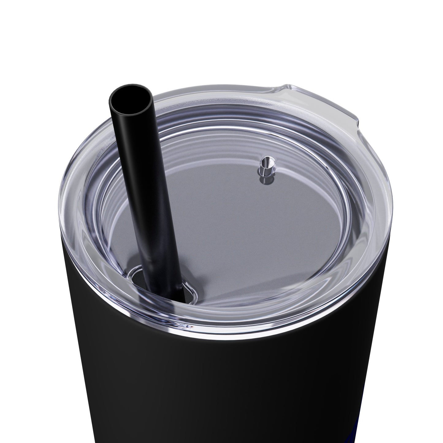 Welcome to the UK  You Wanker - Skinny Stainless Steel Tumbler with Straw, 20oz