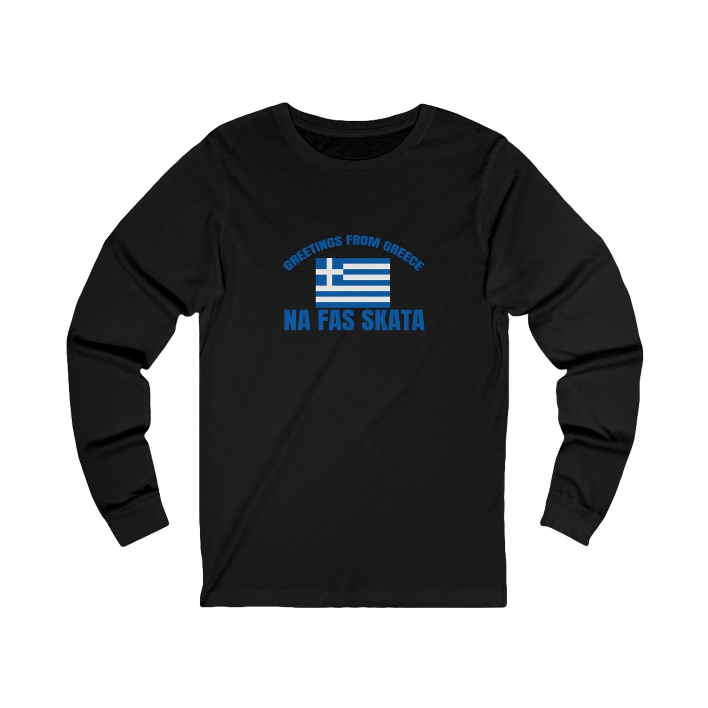 Welcome to Greece Unisex Jersey Long Sleeve Tee