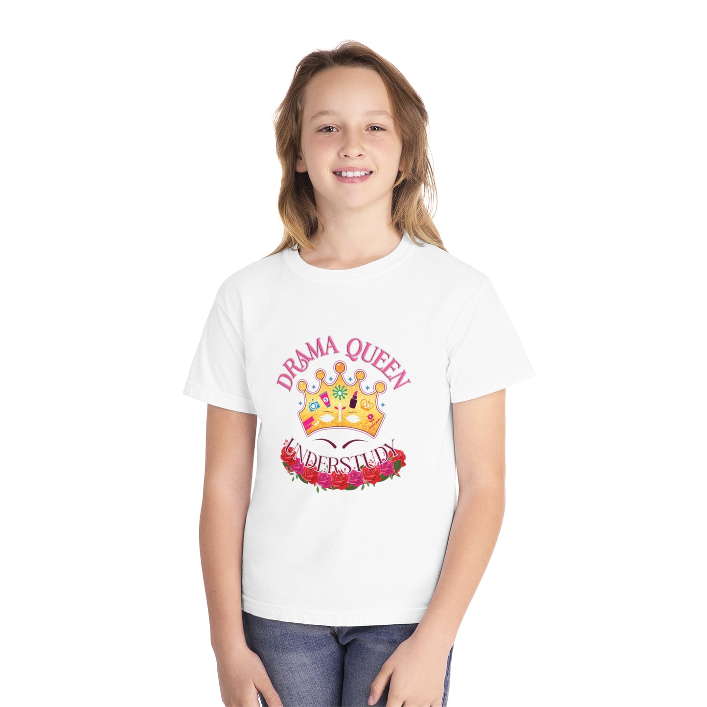 Drama Queen Understudy Girls Youth Midweight Tee