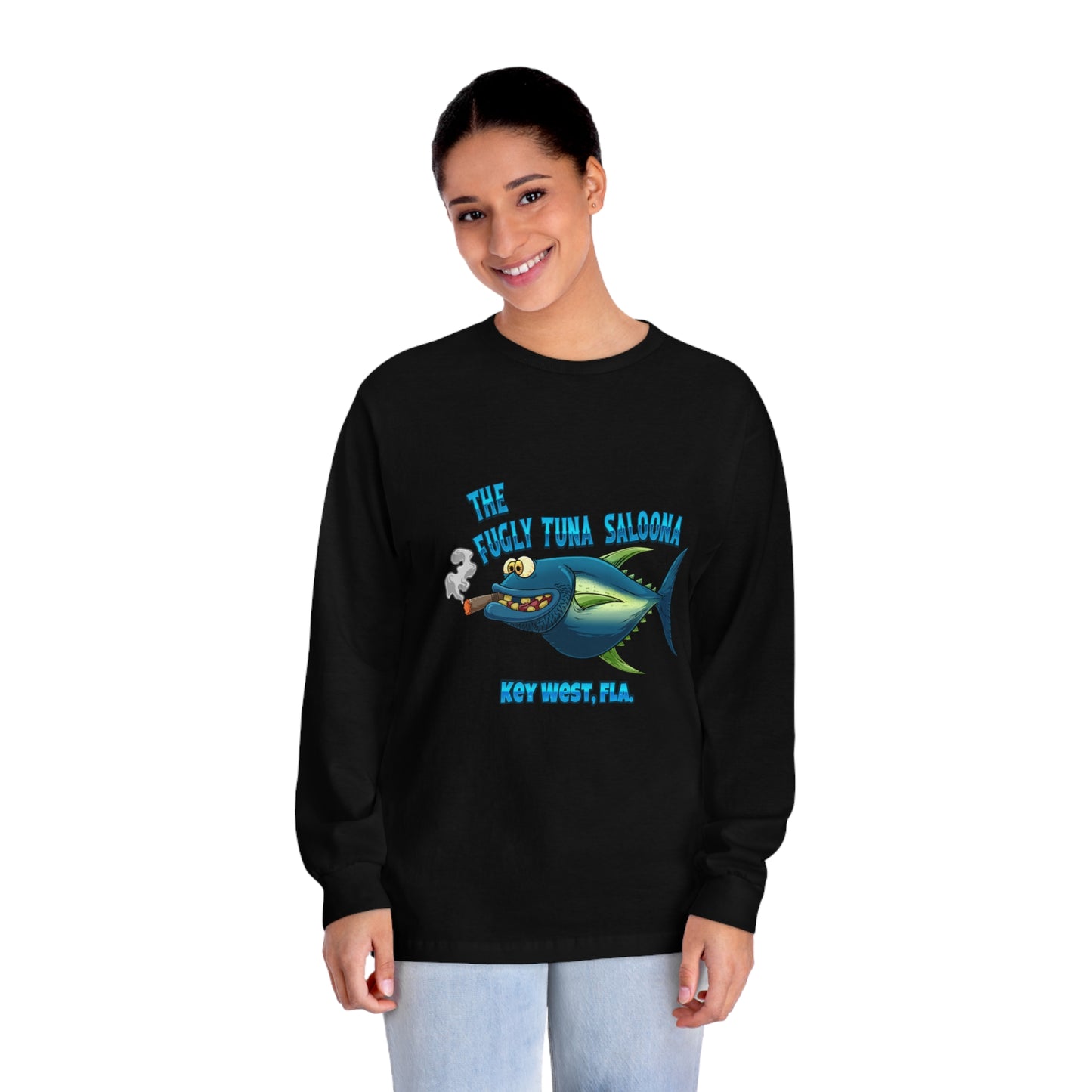 Fugly Tuna Saloona Key West Unisex Classic Long Sleeve T-Shirt