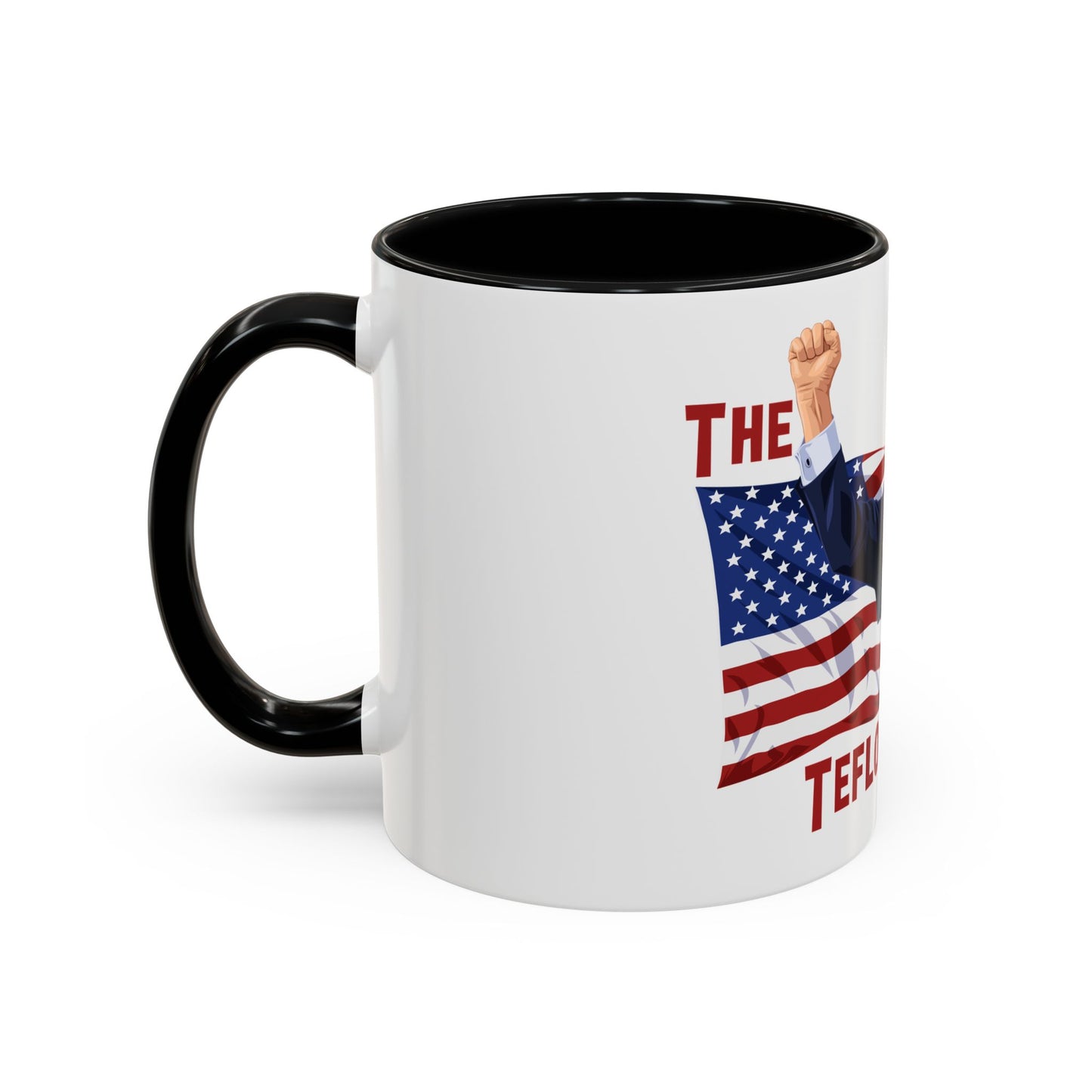 The Real Teflon Don- with Red Accent Coffee 11 or 15 oz Ceramic Mug