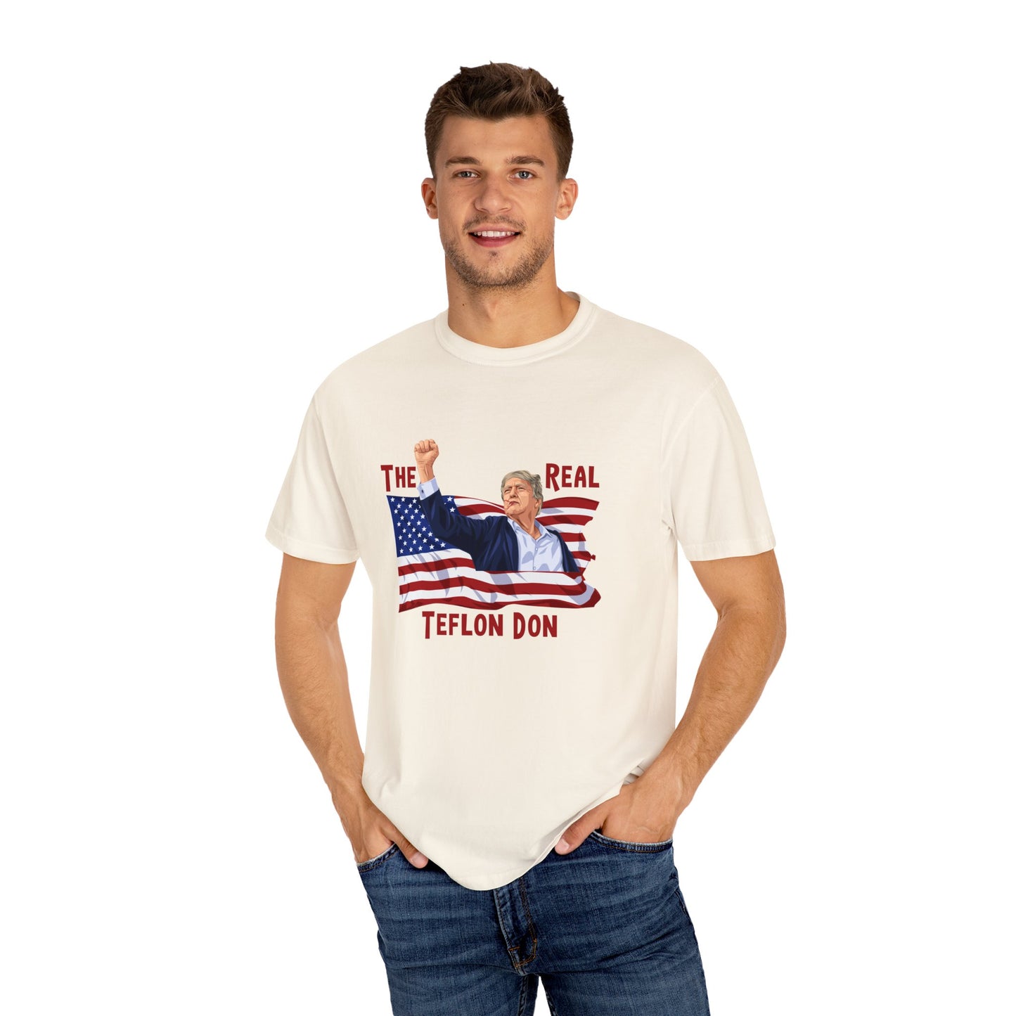 Teflon Donald Trump Unisex Garment-Dyed T-shirt