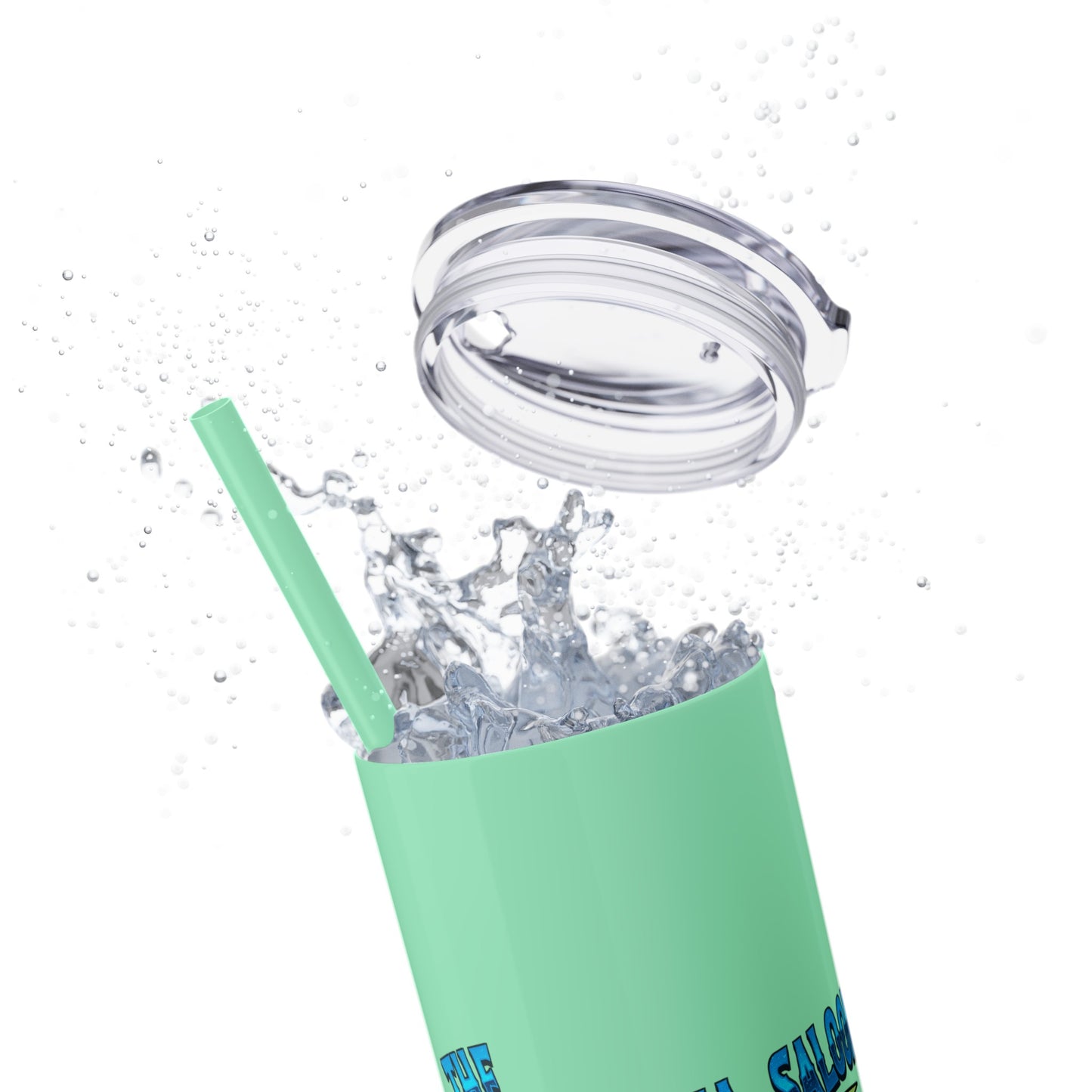 The Fugly Tuna Saloona Bar Key West FLorida Skinny Tumbler with Straw, 20oz