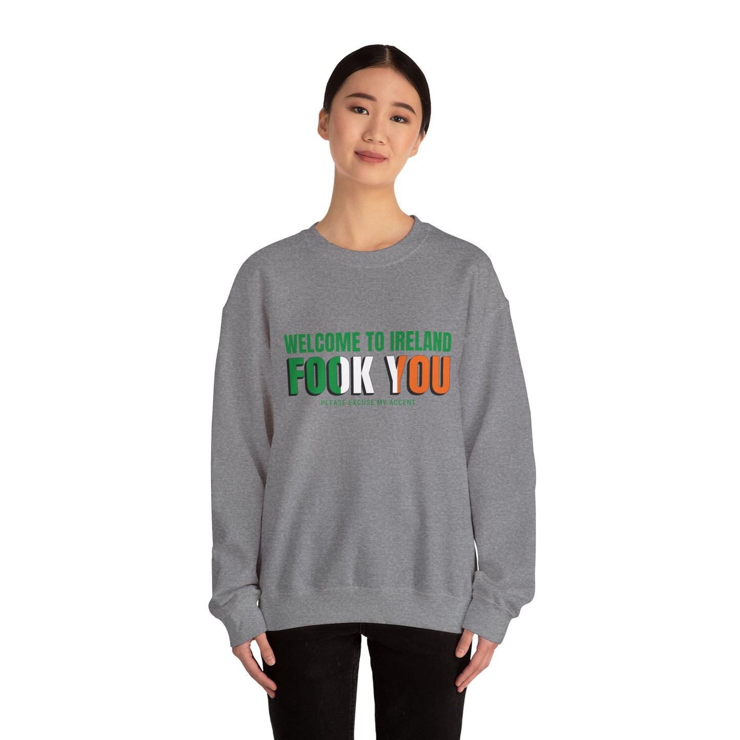 Welcome to Ireland Unisex Heavy Blend™ Crewneck Sweatshirt