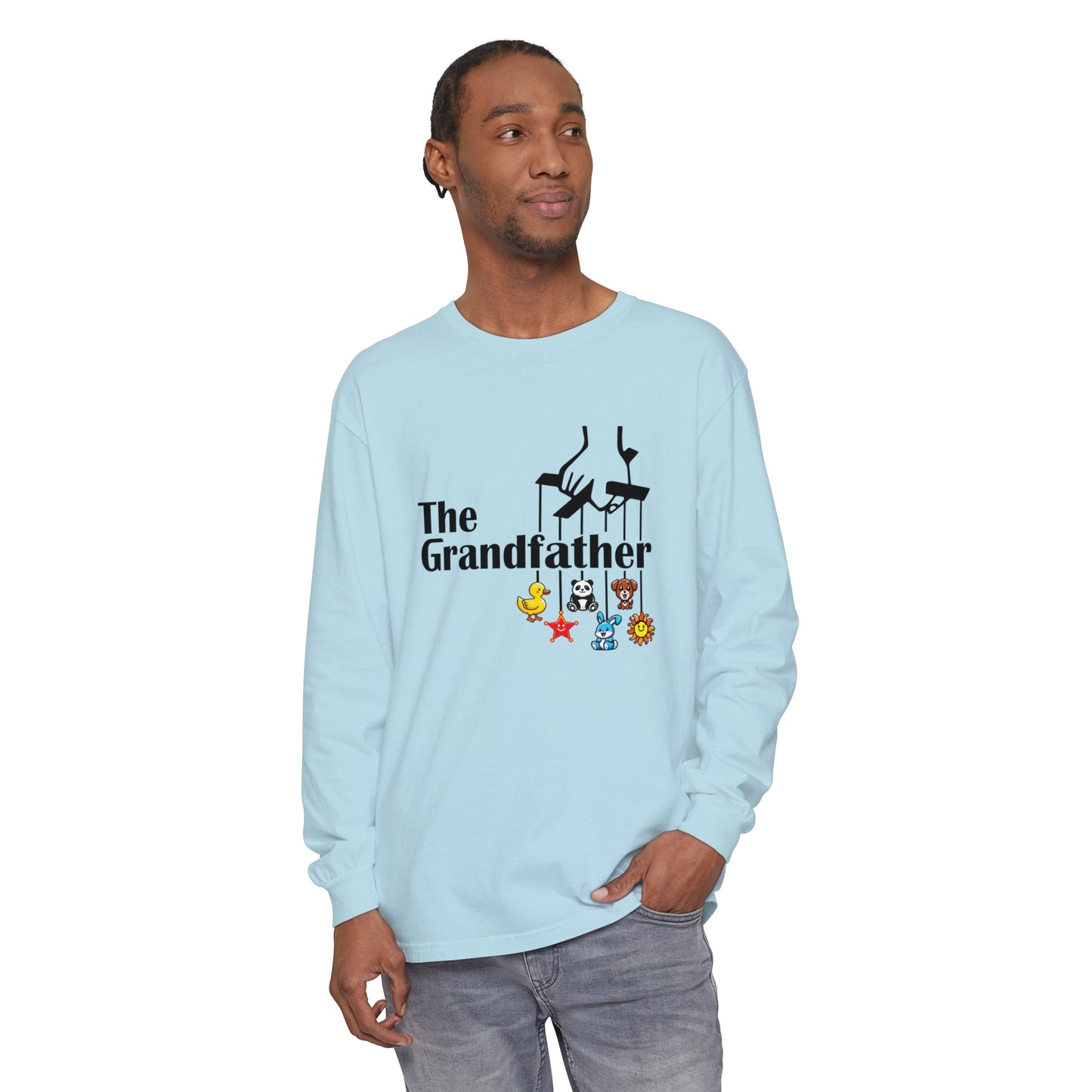 The Grandfather  Garment-dyed Long Sleeve T-Shirt