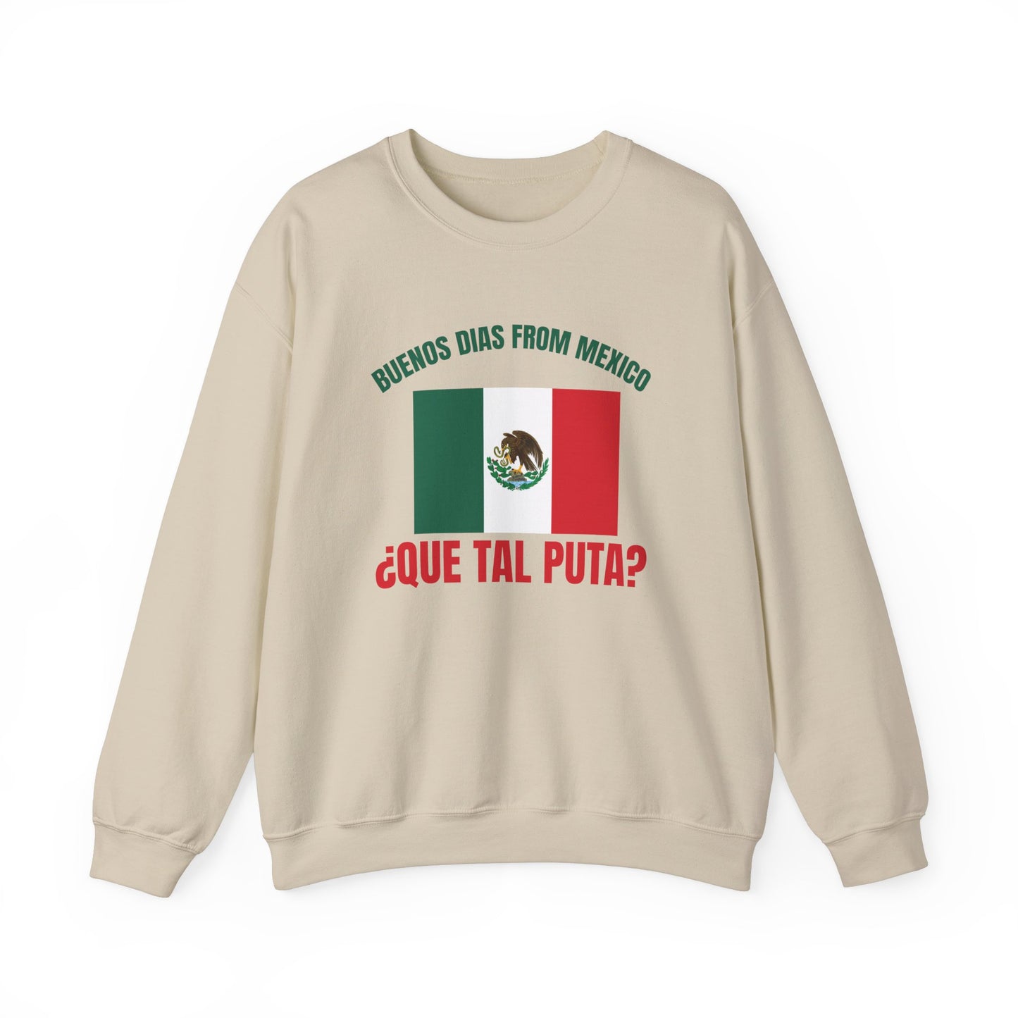 Buenos Dias from Mexico Unisex Heavy Blend™ Crewneck Sweatshirt