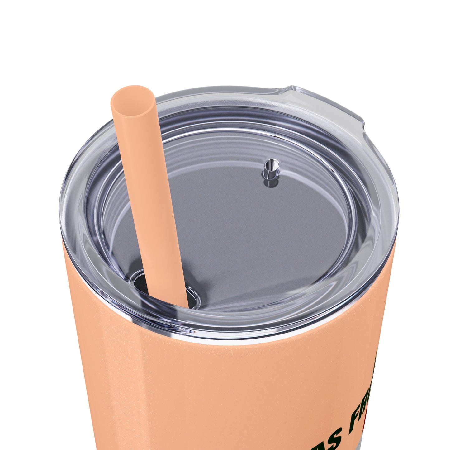 Welcome to Mexico - Skinny Stainless Steel Tumbler with Straw, 20oz