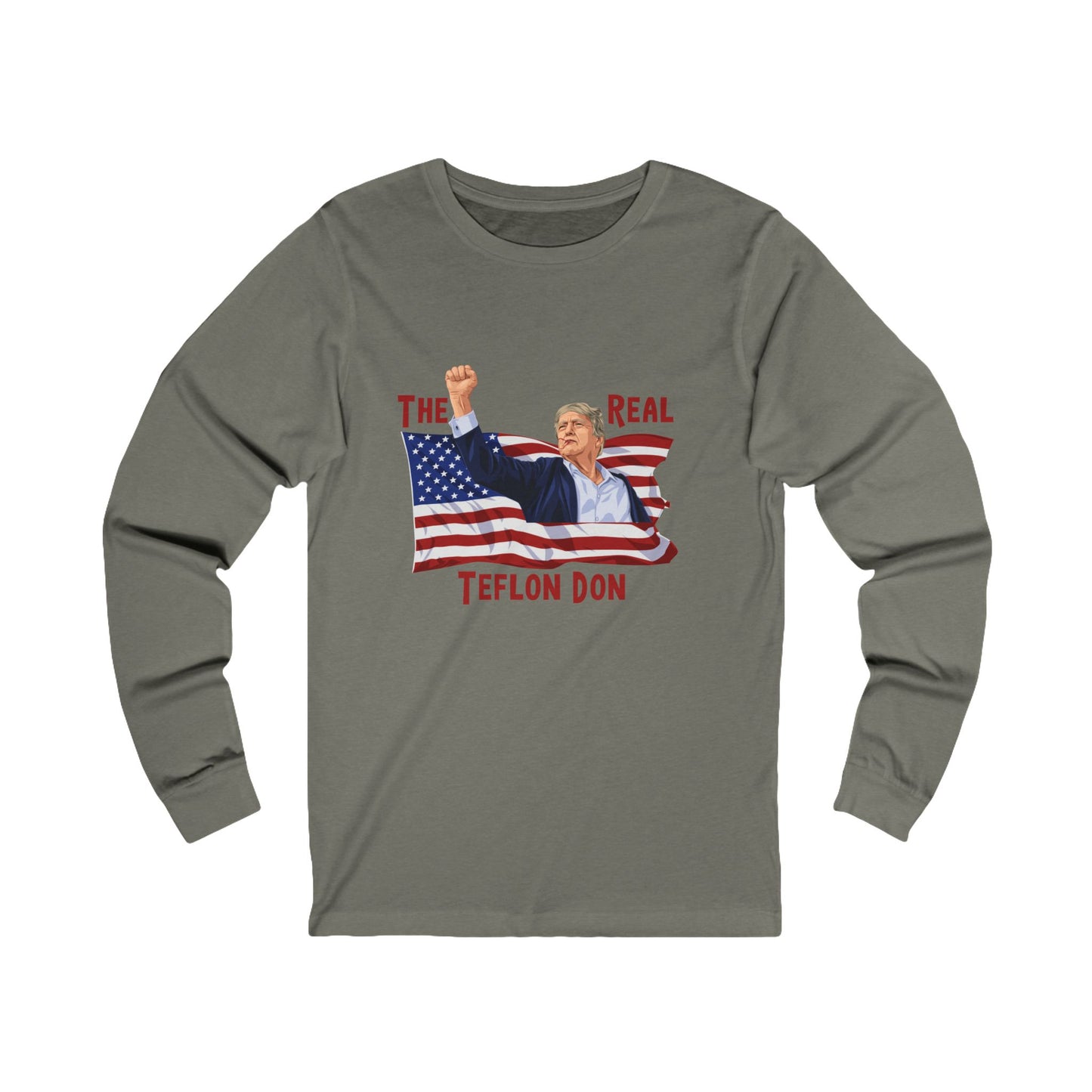 Trump - The Real Teflon Don-  Unisex Jersey Long Sleeve Tee