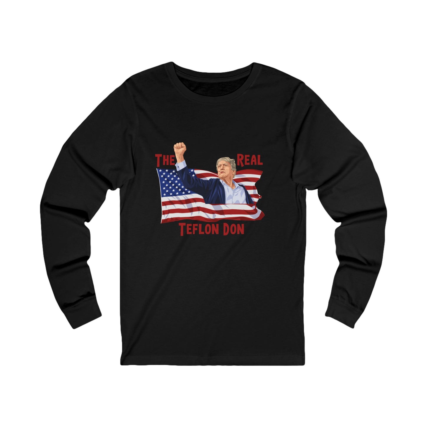 Trump - The Real Teflon Don-  Unisex Jersey Long Sleeve Tee