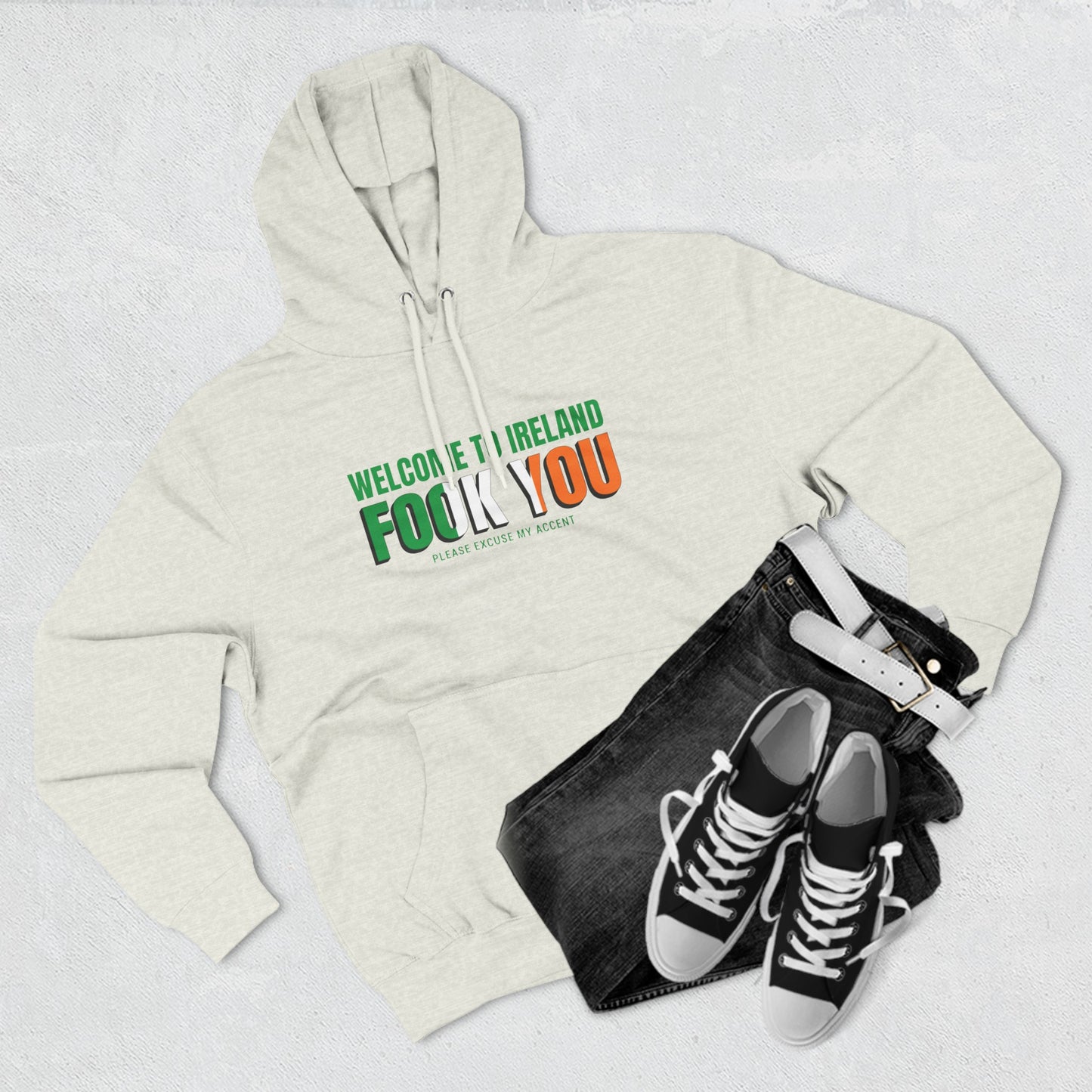 Welcome to Ireland Premium Pullover Hoodie