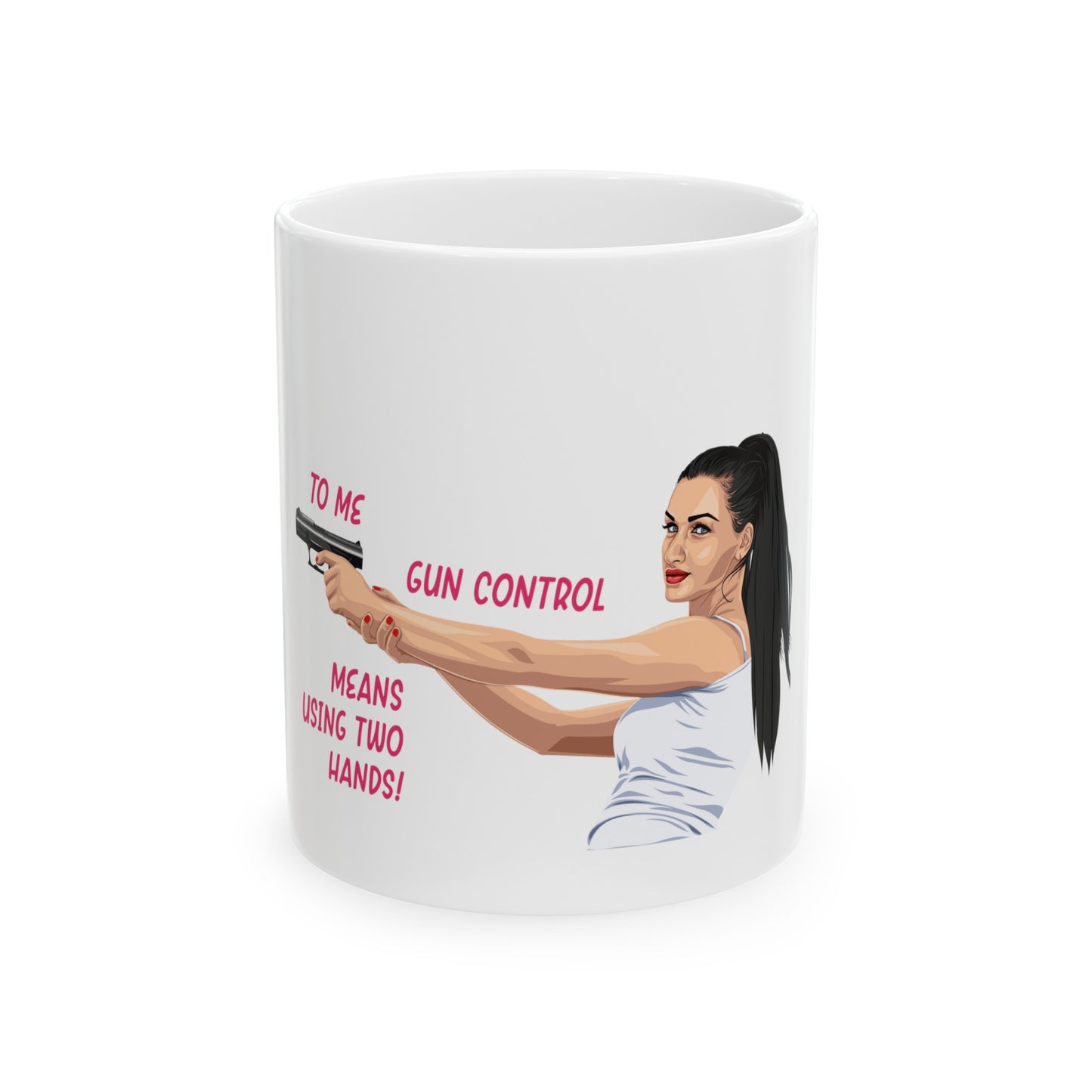 Female Power Coffee Ceramic Mug, 11oz