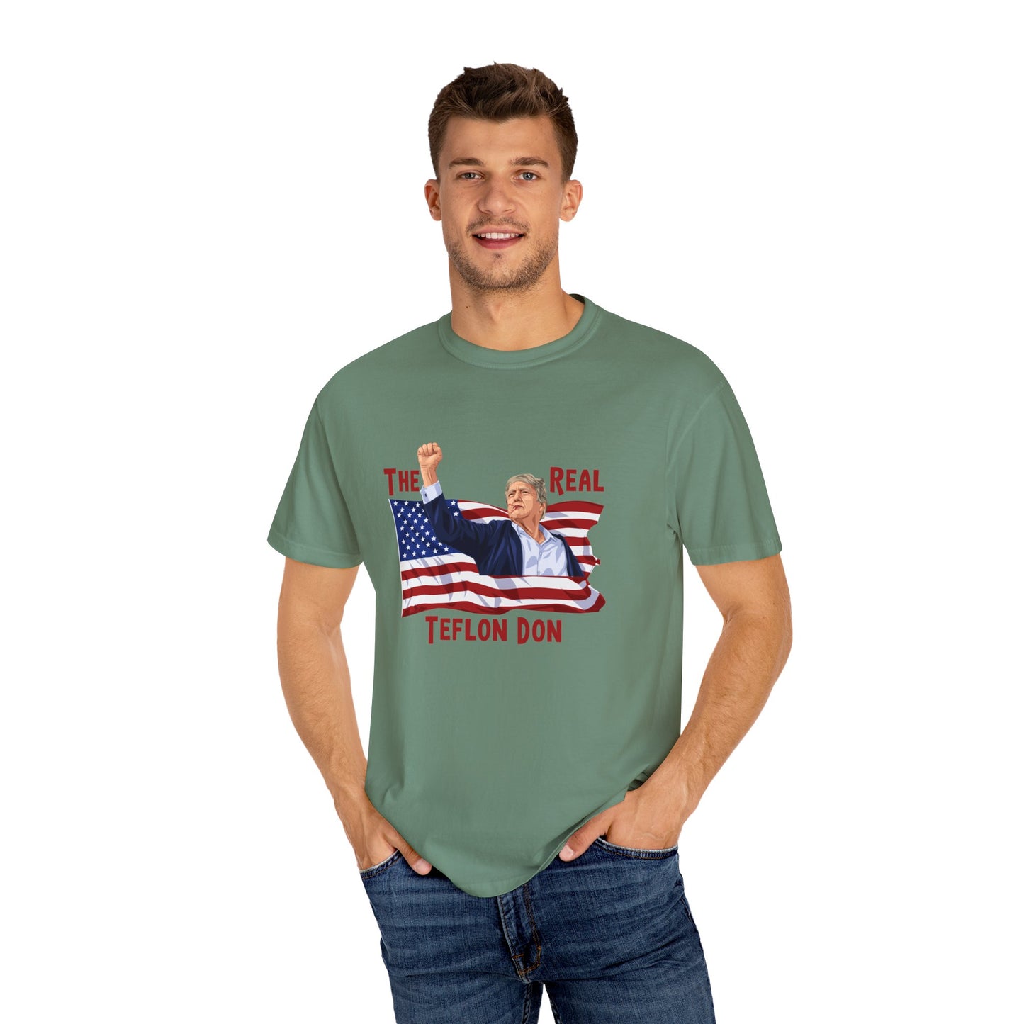 Teflon Donald Trump Unisex Garment-Dyed T-shirt