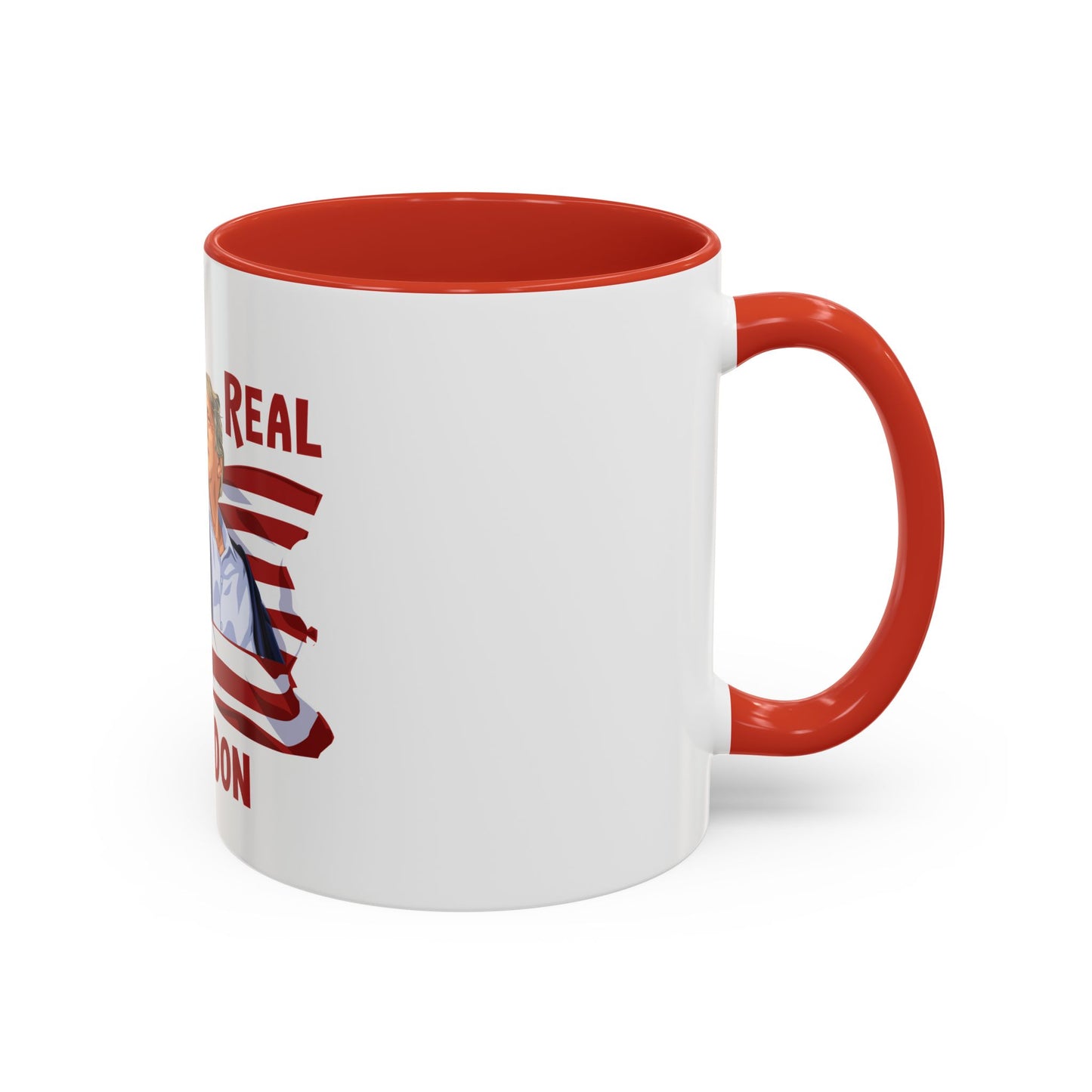 The Real Teflon Don- with Red Accent Coffee 11 or 15 oz Ceramic Mug