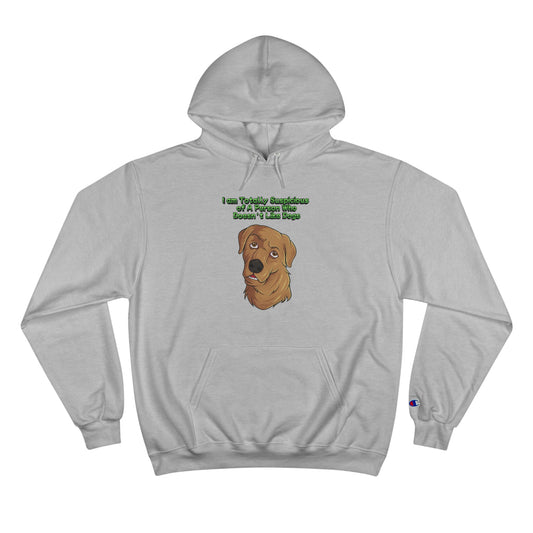 Dog Lovers  front and back designed Champion Hoodie