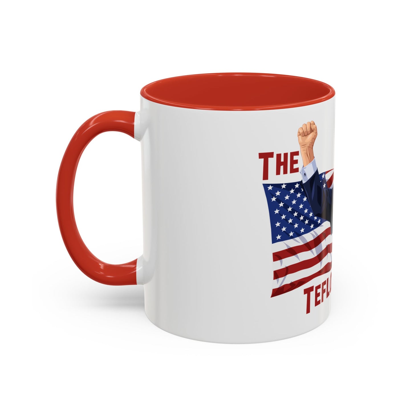 The Real Teflon Don- with Red Accent Coffee 11 or 15 oz Ceramic Mug