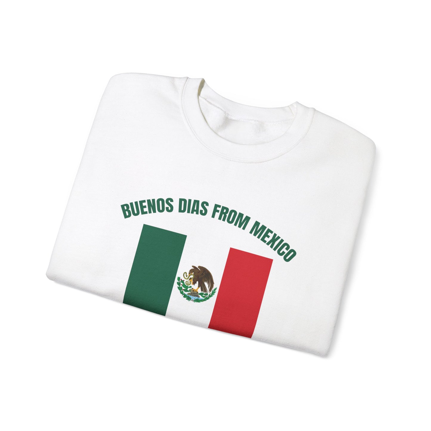 Buenos Dias from Mexico Unisex Heavy Blend™ Crewneck Sweatshirt