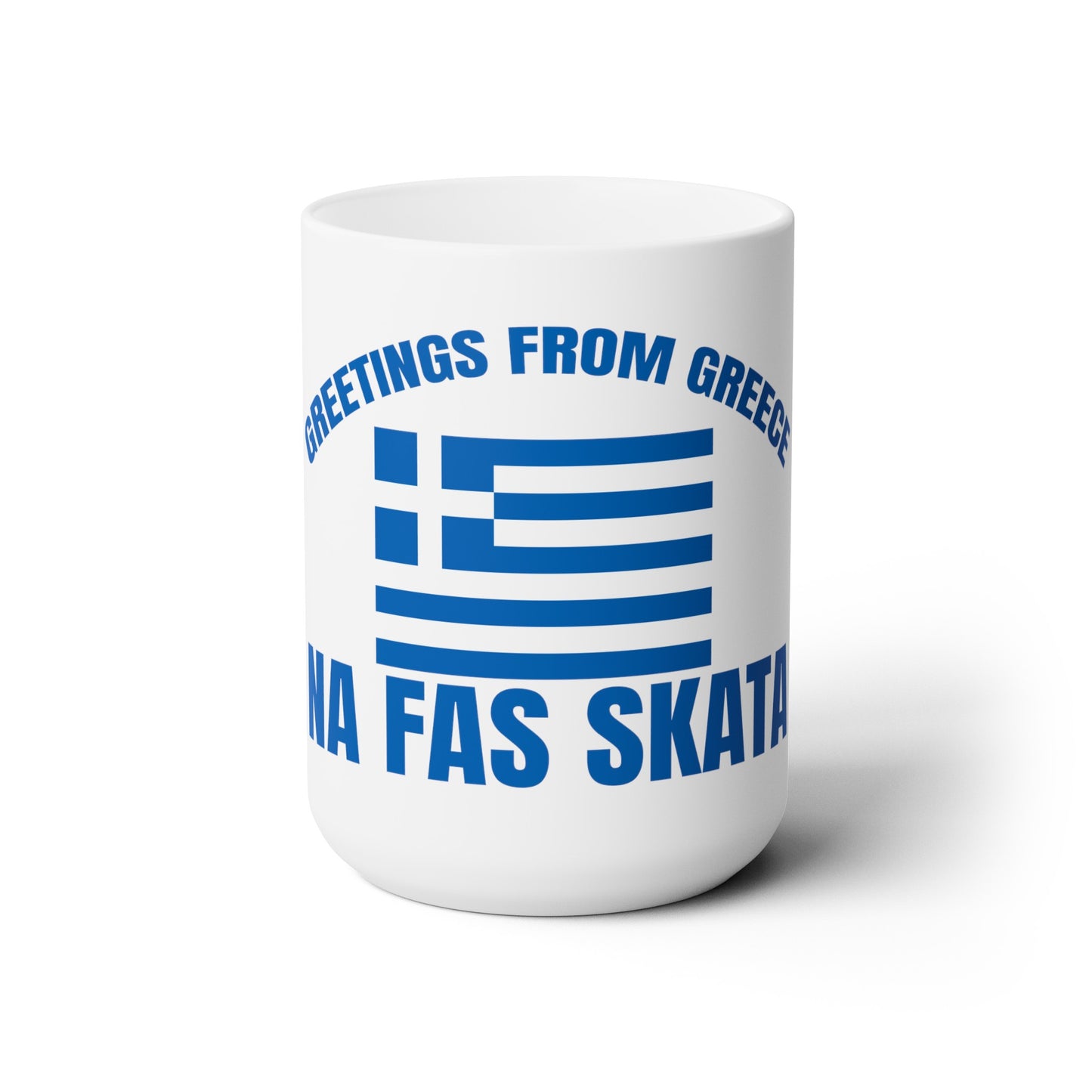 Welcome to Greece  Ceramic Coffee  Mug 15oz