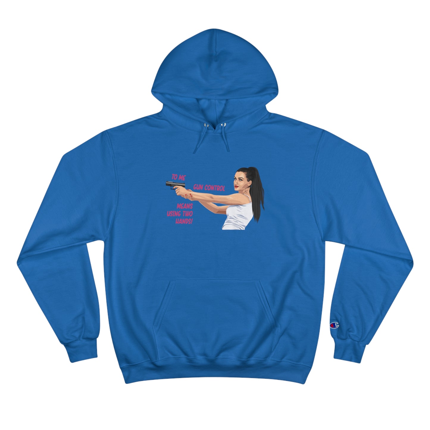 Girl Power  Champion  50/50 poly cotton blend Hoodie