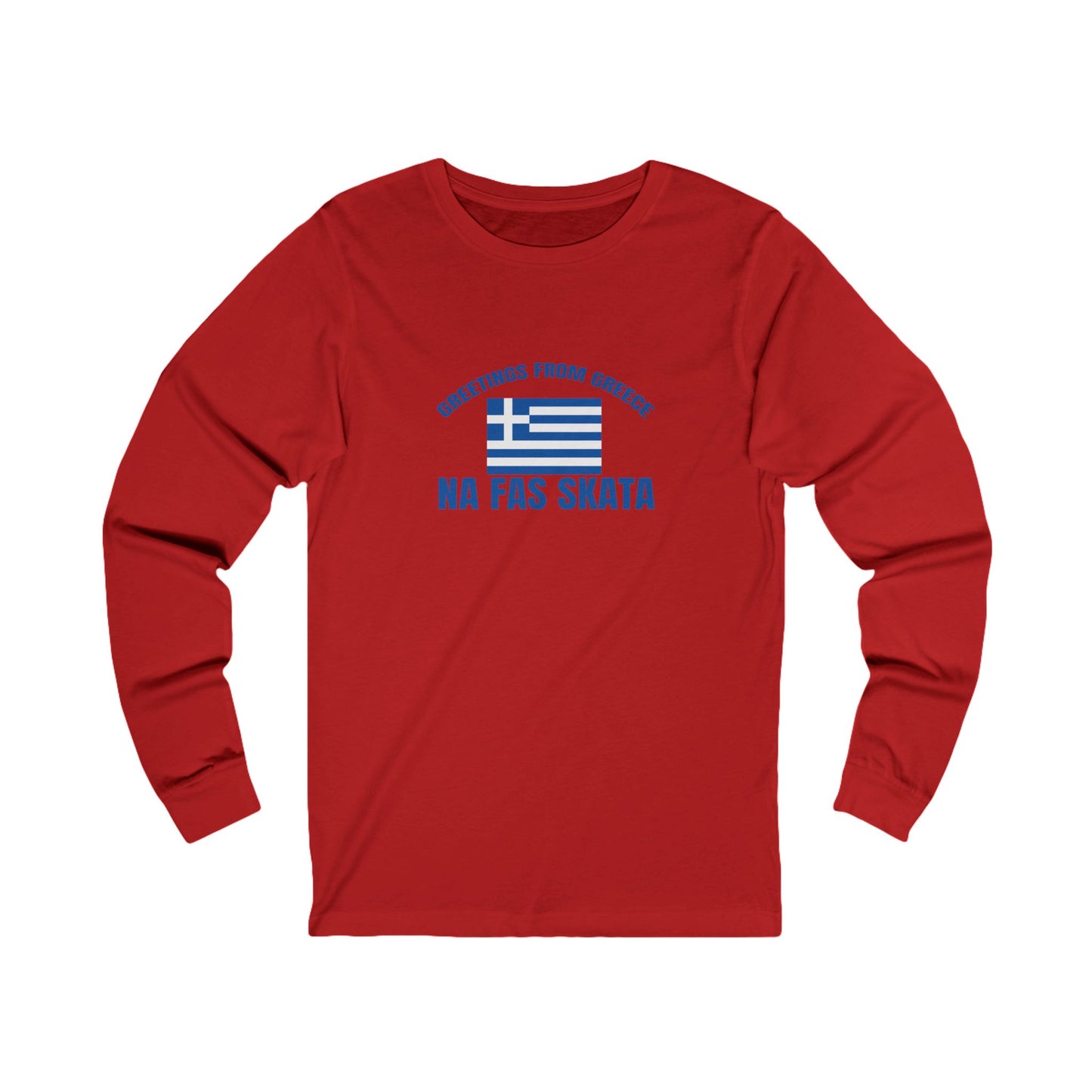 Welcome to Greece Unisex Jersey Long Sleeve Tee