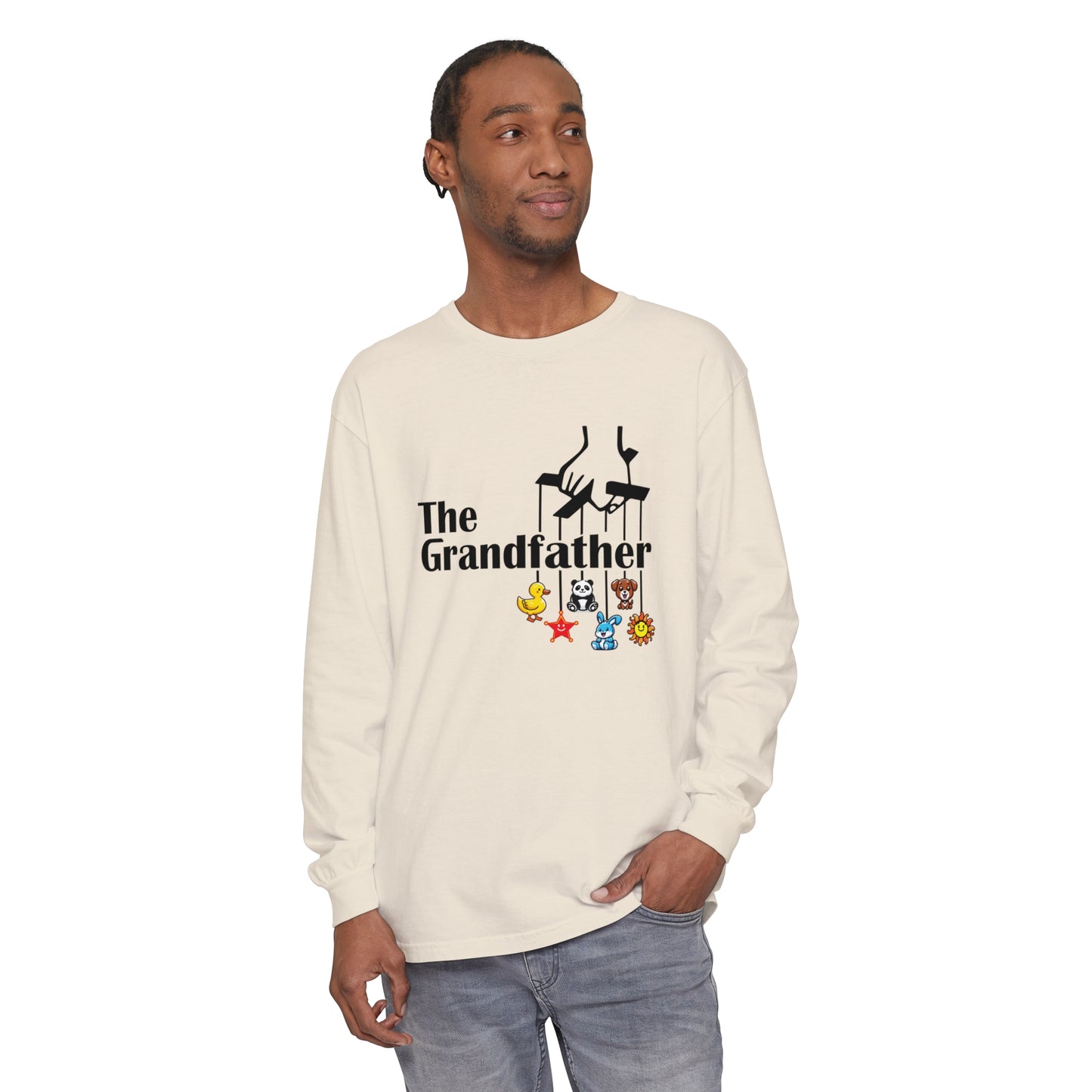 The Grandfather  Garment-dyed Long Sleeve T-Shirt