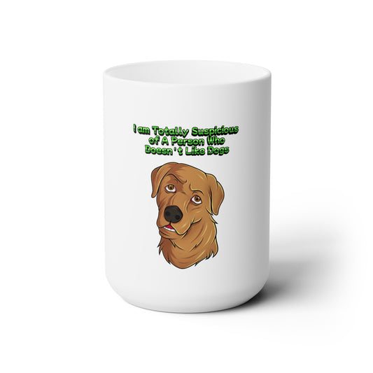 Dog Lovers Ceramic Mug 15oz