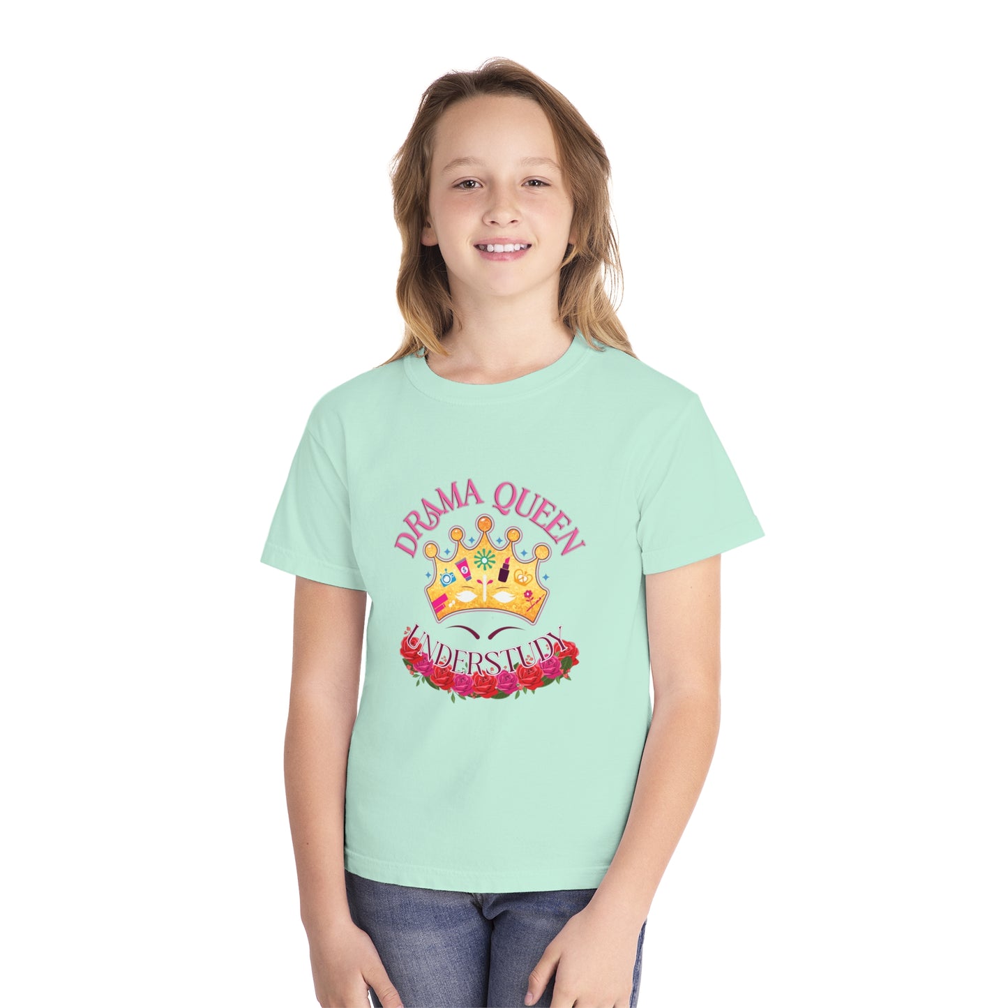 Drama Queen Understudy Girls Youth Midweight Tee