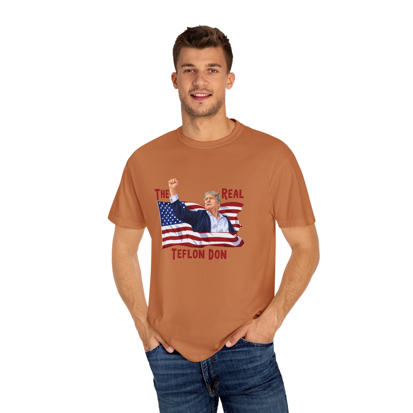 Teflon Donald Trump Unisex Garment-Dyed T-shirt