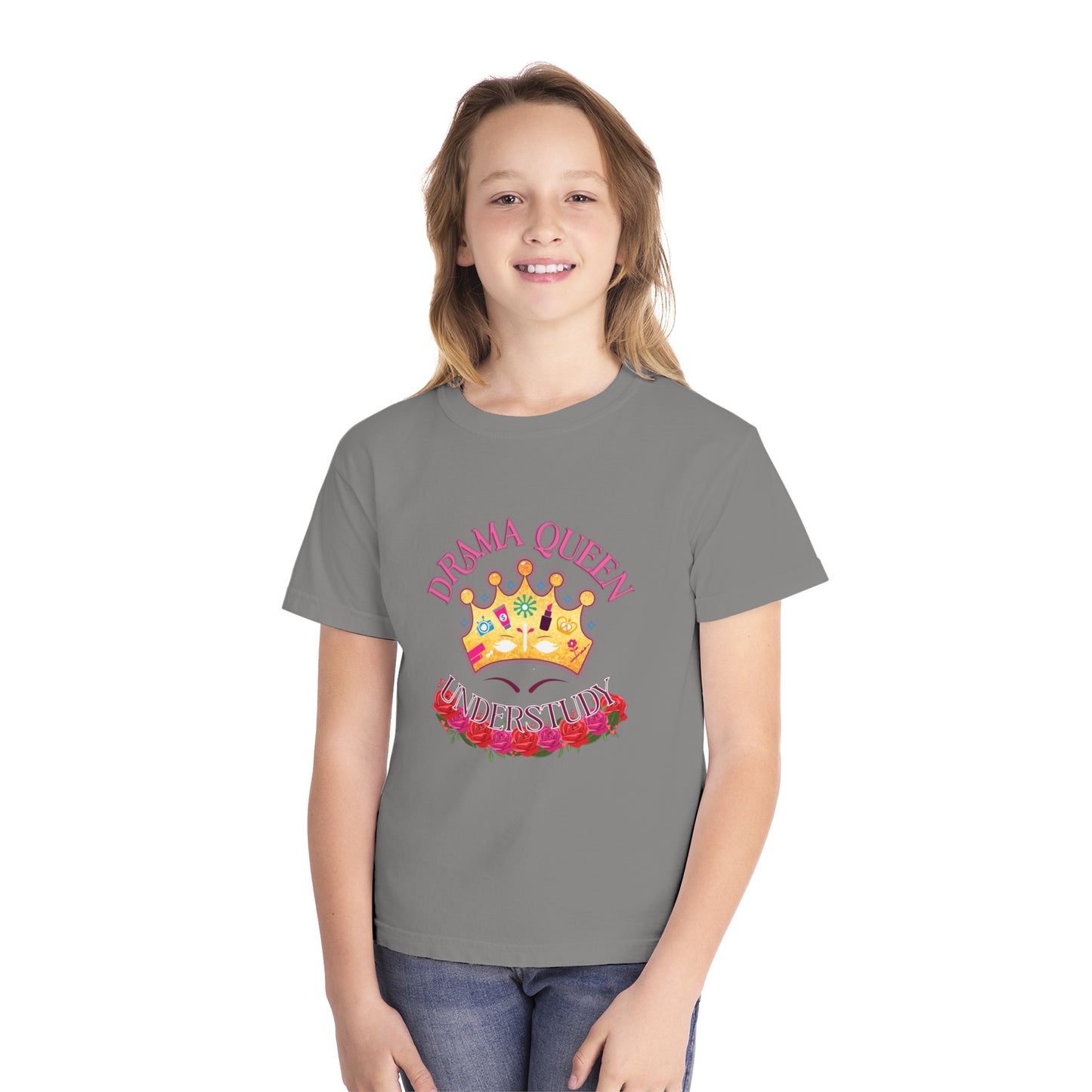 Drama Queen Understudy Girls Youth Midweight Tee