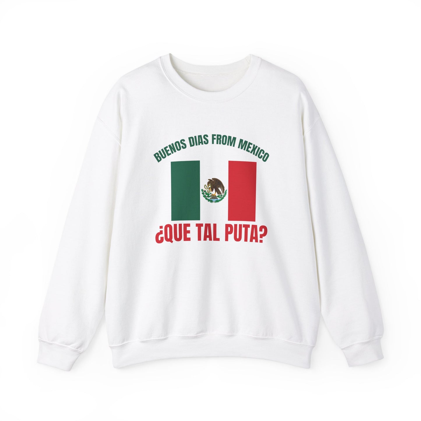 Buenos Dias from Mexico Unisex Heavy Blend™ Crewneck Sweatshirt