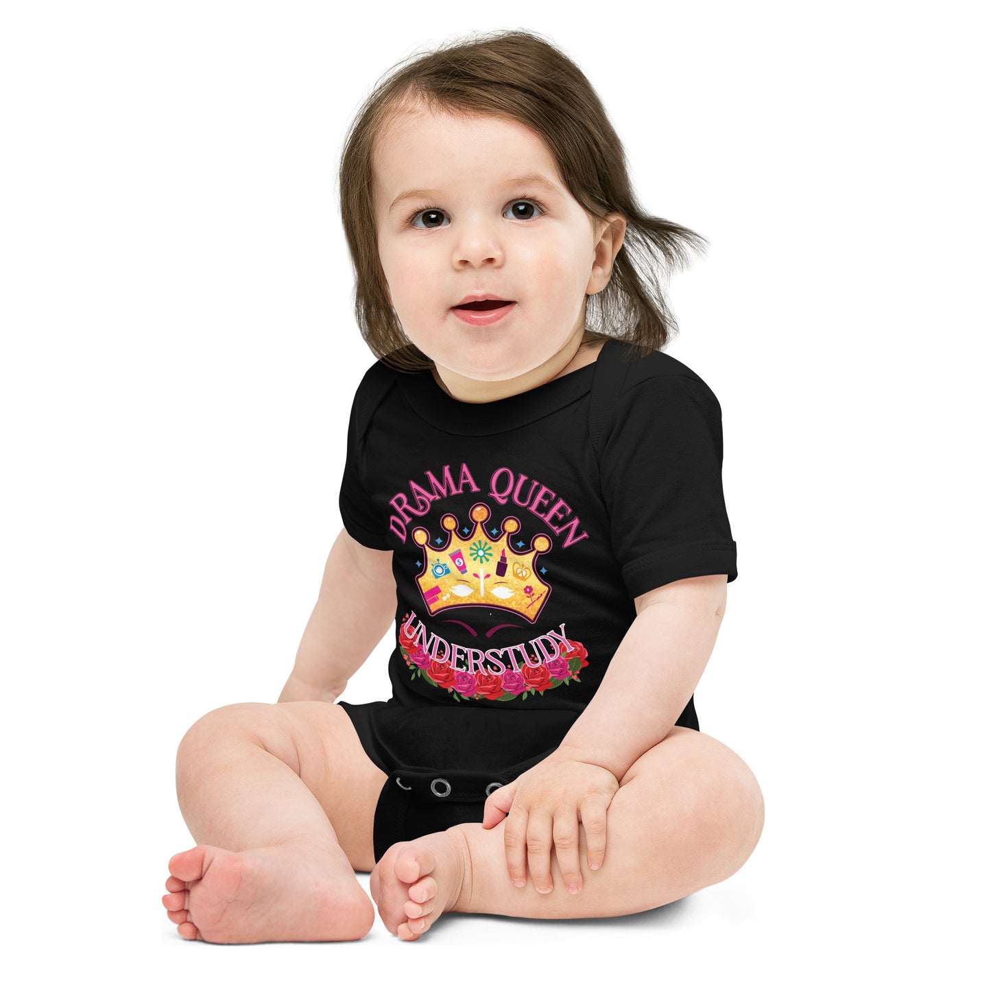 Drama Queen Understudy Baby Girls short sleeve one piece